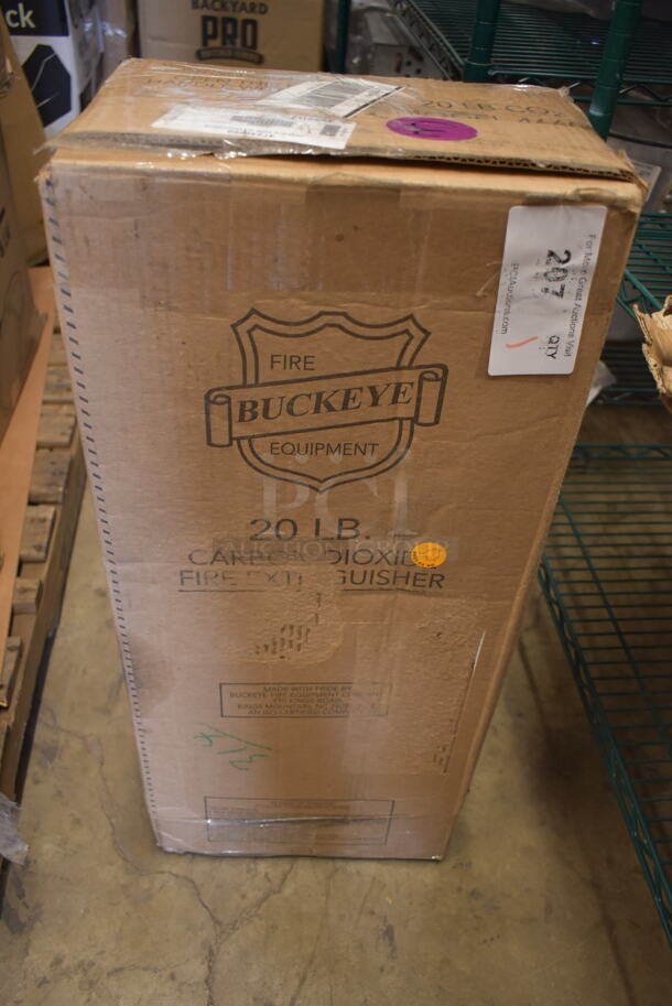 BRAND NEW SCRATCH AND DENT! Buckeye 47246600 20 lb. Carbon Dioxide BC Fire Extinguisher - Rechargeable Untagged - - Image 2 of 6