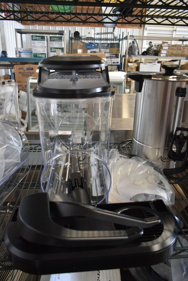 BRAND NEW SCRATCH AND DENT! Bunn 58000.0627 Black 2 Bowl Hopper Assembly for ULTRA NX Slushy Machines - Image 7 of 12