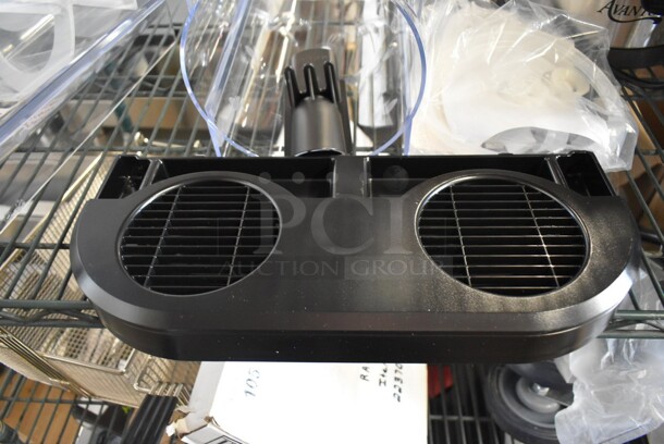 BRAND NEW SCRATCH AND DENT! Bunn 58000.0627 Black 2 Bowl Hopper Assembly for ULTRA NX Slushy Machines - Image 8 of 12