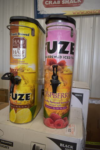 2 Bunn TDO-N-3.5 Stainless Steel Iced Tea Drink Holder Dispensers. 2 Times Your Bid!