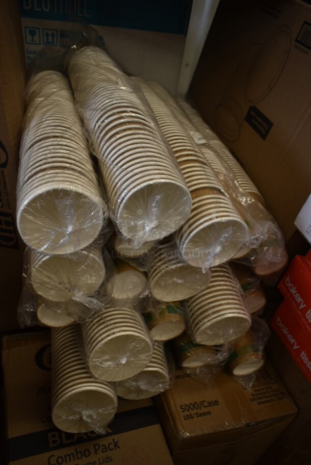 PALLET LOT of 43 BRAND NEW! Boxes Including 303FPR146BW Acopa 14" x 6 1/4" Rectangular Bright White Porcelain Flat Plate - 6/Case, 130HBKCUTTW Visions Individually Wrapped Black Heavy Weight Plastic Teaspoon - 1000/Case, 59204736 Amana HV/LV Board for SWA Series, 2 Box 795KFTL2PE Choice 2 oz. Round PET Take-Out Lid - 1000/Case, Lavex Multi Fold Towels, 2 Box 129MCR32B  ChoiceHD 8 oz. Microwavable Translucent Plastic Deli Container and Lid Combo Pack - 240/Case, 129MCS28B Choice 28 oz. Black Rectangular Microwavable Heavy Weight Container with Lid 8 3/4" x 6 1/4" x 1 3/4" - 150/Case, 6 Box 1306315STD Choice 6" x 3" x 15" 0.68 Mil Standard-Duty Plastic Food Bag - 1000/Box, Bakery Tissue, 2 Box 130APPFRK5GD Visions 5" Gold Plastic Tasting Fork - 400/Box, 2 Box 795KFTL2PE Choice 2 oz. Round PET Take-Out Lid - 1000/Case, 5008RIPKRFT EcoChoice 8 oz. Squat Double Wall Kraft Compostable Paper Hot Cup - 500/Case, 128HD8COMBO ChoiceHD 8 oz. Microwavable Translucent Plastic Deli Container and Lid Combo Pack - 240/Case.
43 Times Your Bid! - Image 11 of 12