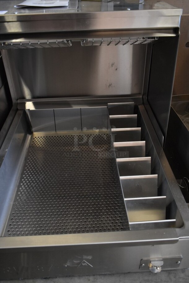 BRAND NEW SCRATCH AND DENT! 2023 ServIt FFDS22 22" Stainless Steel Commercial Countertop Fry Dump Holding Station. 120 Volts, 1 Phase. Tested and Working! - Image 5 of 8