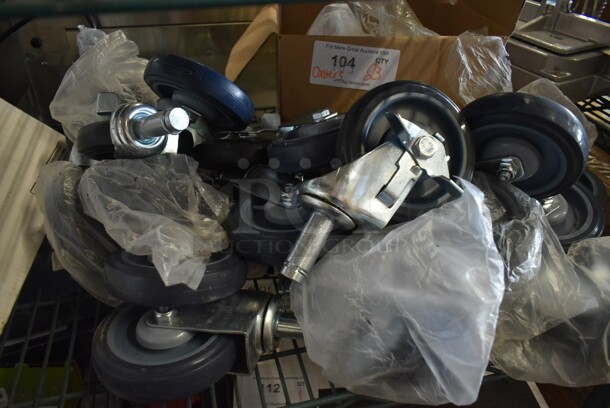 BRAND NEW SCRATCH AND DENT! Lot of 23 Casters. - Image 5 of 5