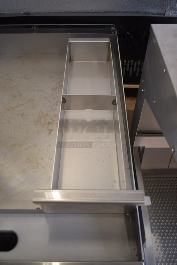 BRAND NEW SCRATCH AND DENT! Garland GTGG24-GT24M Stainless Steel Commercial Natural Gas 24" Countertop Griddle with Thermostatic Controls. 56,000 BTU - Image 4 of 7