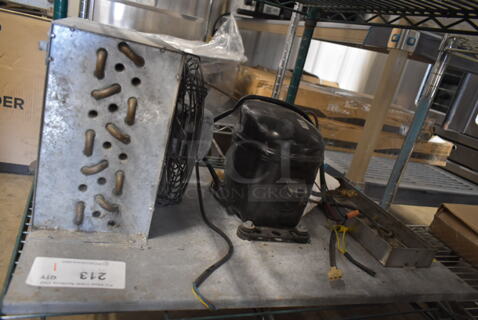 Metal Commercial Compressor. 