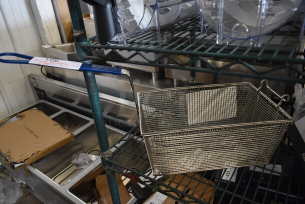 BRAND NEW SCRATCH AND DENT! Lot of 2 Various Metal Fry Baskets; 119P80053 and 119A4500310 - Image 5 of 6