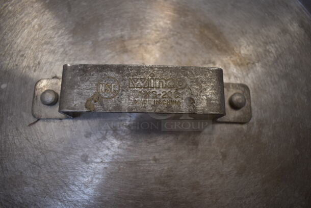 ALL ONE MONEY! Lot of Metal Stock Pot w/ Lid, Legs and 1/6 Size Drop In Bin Lid - Image 5 of 6