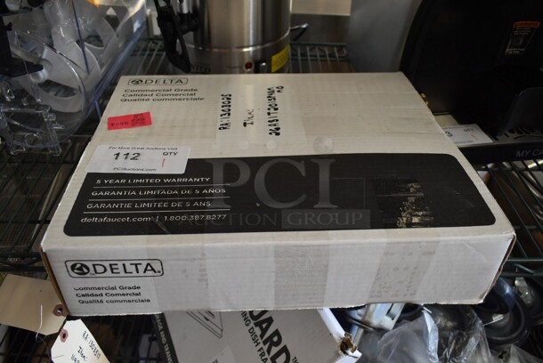 BRAND NEW SCRATCH AND DENT! Delta 81T201SP-48-MMO H2Optics 11 1/2" Exposed Solar Sensor Flush Valve with Vacuum Breaker for 1 1/2" Top Spud Urinals - Image 2 of 5