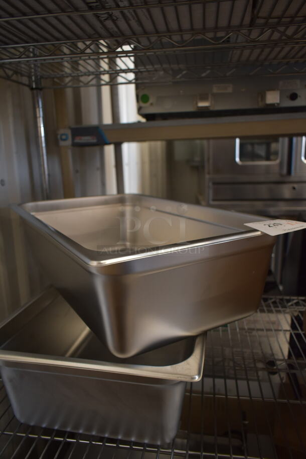 2 BRAND NEW SCRATCH AND DENT! Vigor 4070069 Stainless Steel Drop In Bins. 1/1x6. 2 Times Your Bid! - Image 2 of 4