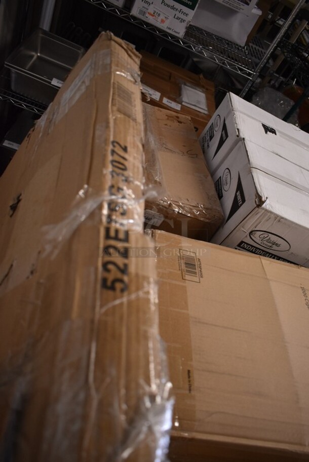 BRAND NEW SCRATCH AND DENT! Steelton 522ETSG3072 30" x 72" 18 Gauge 430 Stainless Steel Work Table with Undershelf - Image 3 of 3