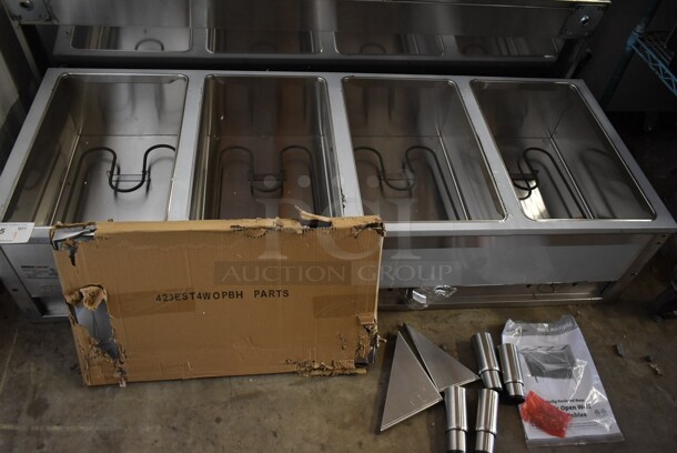BRAND NEW SCRATCH AND DENT! ServIt 423EST4WOPBH Four Pan Open Well Electric Steam Table with Partially Enclosed Base. 208/240 Volts. - Image 2 of 7