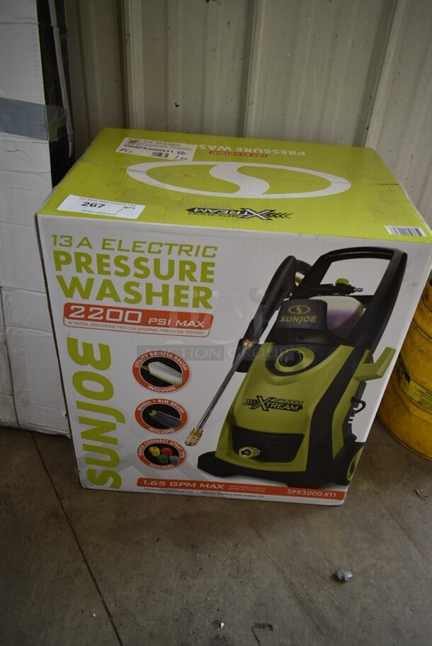 BRAND NEW SCRATCH AND DENT! Sun Joe SPX3000-XT1 XTREAM Clean Corded Electric Pressure Washer with Accessories - 1700 PSI; 1.2 GPM - Image 2 of 3