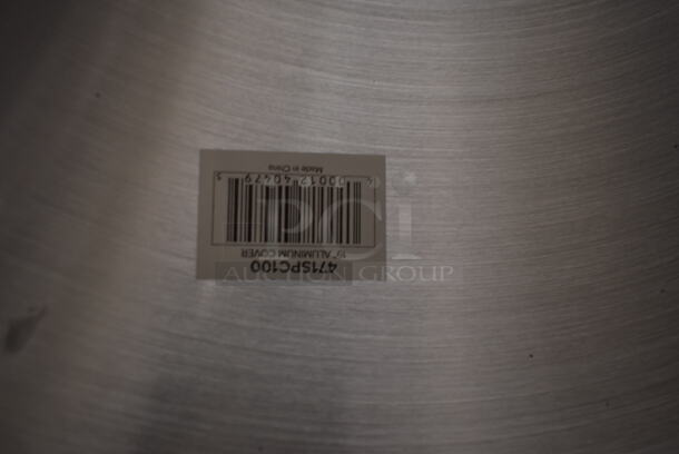 ALL ONE MONEY! Lot of BRAND NEW SCRATCH AND DENT! 407SSMXB20 Choice 20 Qt. Standard Stainless Steel Mixing Bowl and 471SPC100 Lid.  - Image 6 of 7