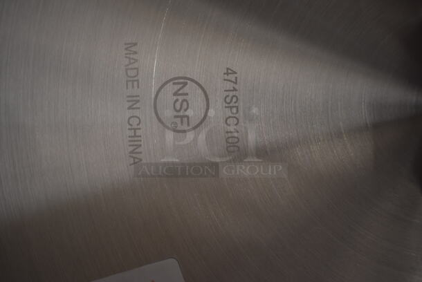ALL ONE MONEY! Lot of BRAND NEW SCRATCH AND DENT! 407SSMXB20 Choice 20 Qt. Standard Stainless Steel Mixing Bowl and 471SPC100 Lid.  - Image 7 of 7