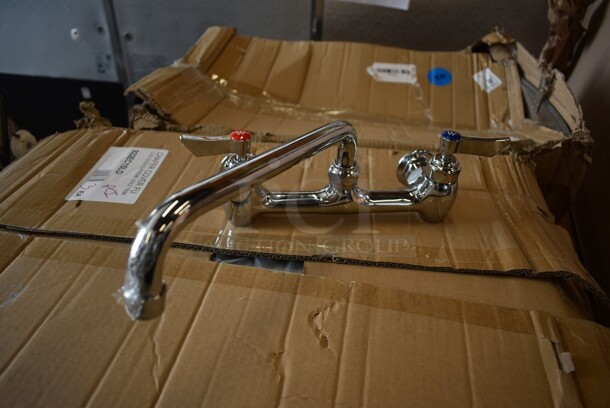 BRAND NEW SCRATCH AND DENT! Waterloo 750FW810 Wall-Mounted Faucet with 8" Centers and 10" Swing Spout - Image 2 of 3