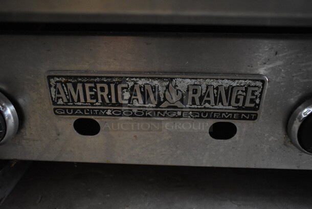 American Range Stainless Steel Commercial Countertop Natural Gas Powered Flat Top Griddle.  - Image 4 of 6