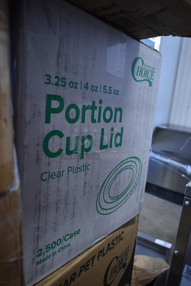 PALLET LOT of 17 BRAND NEW! Boxes Including 130HBGCUTFW Visions Individually Wrapped Beige Heavy Weight Plastic Fork - 1000/Case, 2 Box 500CC32THD Choice HD 32 oz. Tall Heavy Weight Clear PET Plastic Cold Cup - 300/Case, 130HBGCUTFW Visions Individually Wrapped Beige Heavy Weight Plastic Fork - 1000/Case, 3  Box 500CC9 Choice 9 oz. Clear PET Customizable Plastic Squat Cold Cup - 1000/Case, 795PTOKFT4 Choice Kraft Microwavable Folded Paper #4 Take-Out Container 7 7/8" x 5 1/2" x 3 1/2" - 160/Case, Choice 16 oz Deli Containers, 500LSTRWL Choice 9, 12, 16, 20, and 24 oz. Clear Strawless / Sip Lid - 1000/Case, HPM234959 Ignition Module, 50016DWALLC Choice 16 oz. Coffee Break Print Smooth Double Wall Paper Hot Cup - 500/Case. 17 Times Your Bid! - Image 10 of 10
