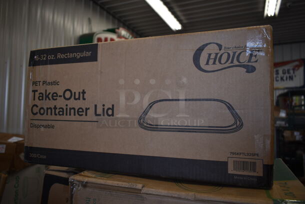 PALLET LOT of 29 BRAND NEW! Boxes Including 795KFTL32SPE Choice 16-32 oz. Rectangular PET Take-Out Lid - 300/Case, 395OP10 EcoChoice Compostable Sugarcane / Bagasse 7 1/2" x 10" Oval Platter - 500/Case, 127CH32F Choice 32 oz. Clear RPET Tall Hinged Deli Container with Domed Lid - 200/Case, 500TO883 Choice Microwaveable 1- Compartment, 500TW7 Choice 7 oz. Translucent Thin Wall Plastic Cold Cup - 2500/Case, Regency Wood Cutting Board, 2 Box 5005DNAPFLTE Choice Touchstone White Linen-Feel Flat-, 130HCUTFWR Visions Individually Wrapped White Heavy Weight Plastic Fork - 1000/Case, 500CC32P Choice Clear PET Plastic Cold Cup - 32oz, 164TCOLROD25 Lancaster Table & Seating 25 3/16" Standard Height Table Base Column and Rod, PP993-BK Containers, 2 Box 129MCR24B Choice 24 oz. Black Round Microwavable Heavy Weight Container with Lid 7 1/4" - 150/Case, 612527L Choice 7" Round Foil-Laminated Board Lid - 500/Case, 2 Box 500CC20 Choice HD 20 oz. Heavy Weight Clear PET Plastic Cold Cup - 600/Case, Gen Hardwound Roll Towels. 29 Times Your Bid!  - Image 11 of 12