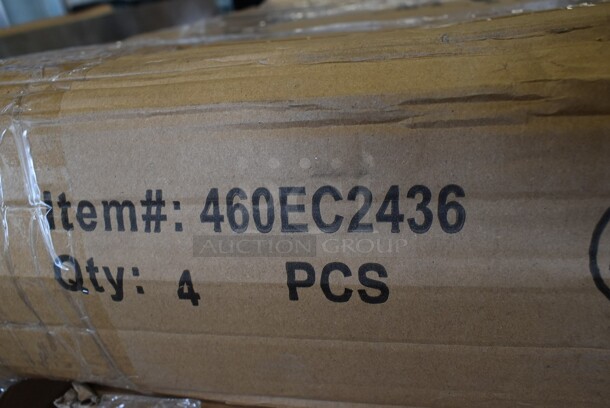 Box of 4 BRAND NEW SCRATCH AND DENT! Regency 460EC2436 24" x 36" NSF Chrome Wire Shelf - Image 2 of 3