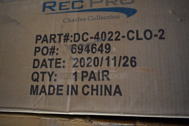BRAND NEW SCRATCH AND DENT! Rec Pro DC-4022-CLO-2 Cushions - Image 2 of 4