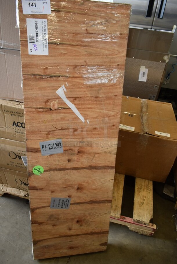 BRAND NEW SCRATCH AND DENT! Avantco 360SNZ48GLS 47" Sneeze Guard for CPT-48 Series - Image 2 of 3