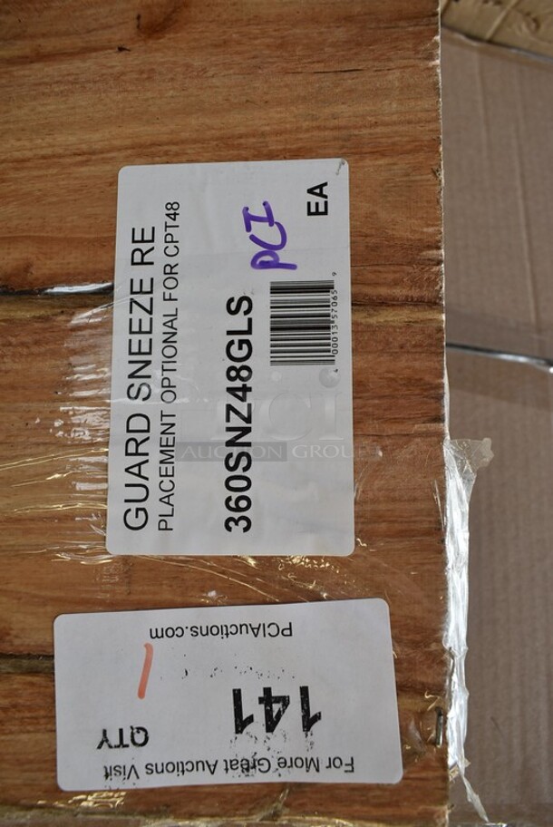 BRAND NEW SCRATCH AND DENT! Avantco 360SNZ48GLS 47" Sneeze Guard for CPT-48 Series - Image 3 of 3