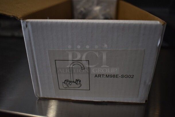 BRAND NEW SCRATCH AND DENT! M98E-SG02 4"(102mm)Center Wall Mounted Faucet - Image 3 of 3