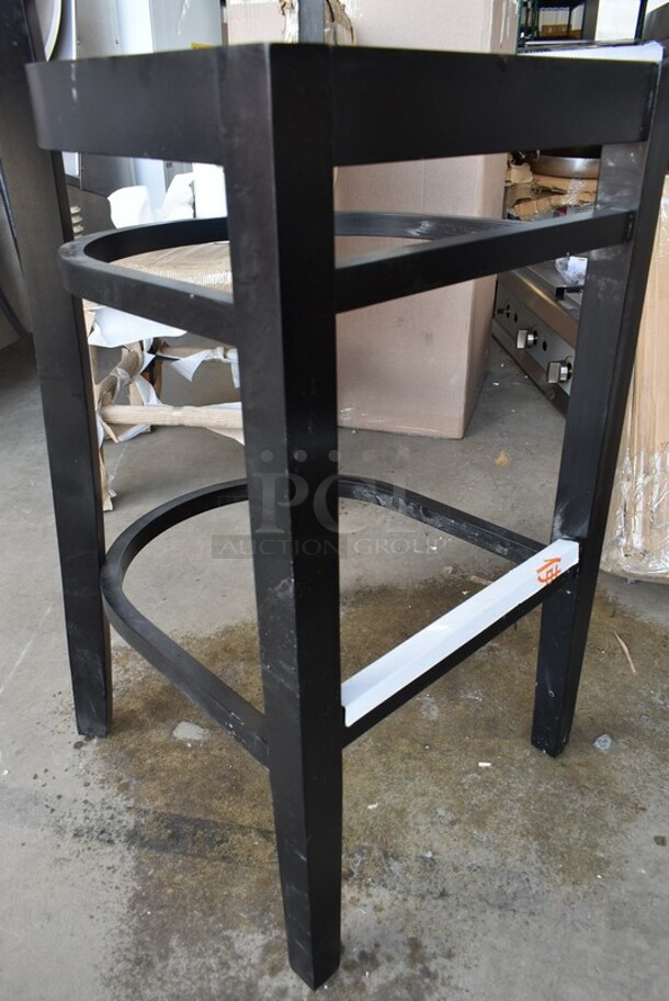 BRAND NEW SCRATCH AND DENT! Lancaster Table & Seating Black Bar Height Chair. - Image 4 of 4