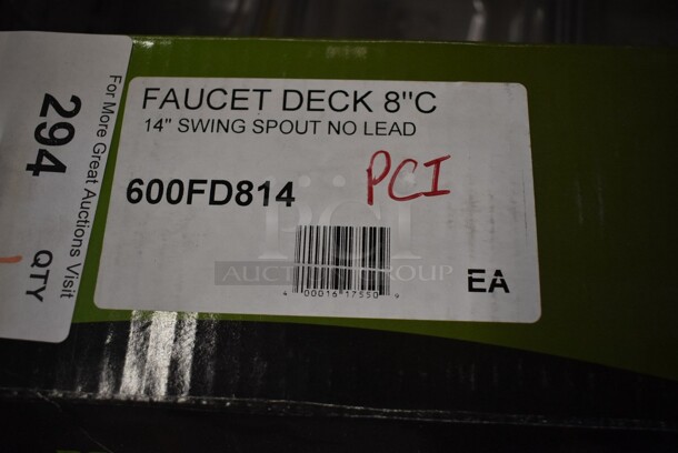 BRAND NEW SCRATCH AND DENT! Regency 600FD814 Deck-Mounted Faucet with 8" Centers and 14" Swing Spout - Image 4 of 4