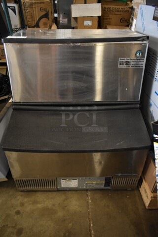 Hoshizaki Stainless Steel Commercial Ice Head on Bin. 