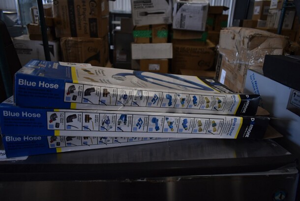 3 BRAND NEW SCRATCH AND DENT! Dormont 1675KIT48 Deluxe 48" Moveable Gas Connector Kit with SnapFast® Quick Disconnect, Two Elbows, and Restraining Cable - 3/4" Diameter. 3 Times Your Bid! - Image 3 of 5