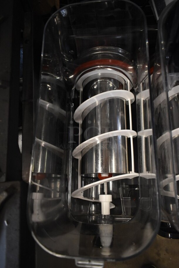 BRAND NEW SCRATCH AND DENT! Narvon NSSM2 Stainless Steel Double 3 Gallon Pourover Granita / Slushy / Frozen Beverage Dispenser. 115 Volts, 1 Phase. Tested and Working! - Image 5 of 8