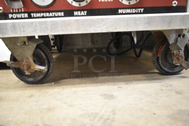 Win-holt NHPL-1836C Metal Commercial Enclosed Proofing Cabinet on Commercial Casters. Tested and Working! - Image 4 of 5