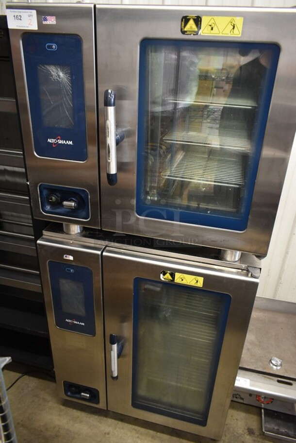 2 2015 Alto Shaam CTP6-10G Stainless Steel Commercial Natural Gas Powered Combi Convection Oven. 2 Times Your Bid! - Image 1 of 5
