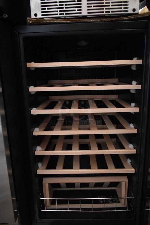 BRAND NEW SCRATCH AND DENT! Whynter FWC-341TS Metal 34 Bottle Freestanding Wine Cooler Merchandiser w/ Display Shelf and Digital Control. 115 Volts, 1 Phase. Tested and Working! - Image 3 of 6