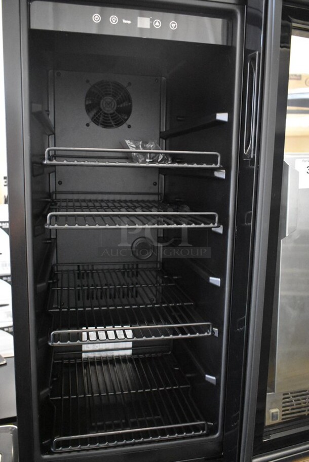 BRAND NEW SCRATCH AND DENT! Whynter BBR-801BG Metal 80 Can Built In Black Glass Beverage Cooler Merchandiser. 115 Volts, 1 Phase. Tested and Working! - Image 3 of 4