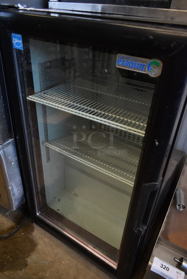 Imbera VR06 Metal Commercial Single Door Mini Cooler Merchandiser w/ Poly Coated Racks. 115 Volts, 1 Phase. Tested and Powers On But Does Not Get Cold - Image 2 of 4