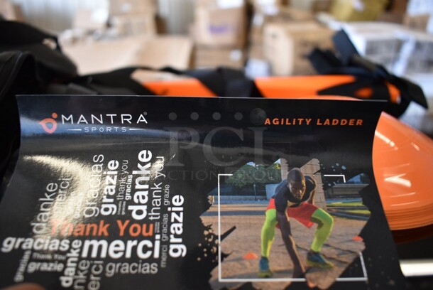 ALL ONE MONEY! Lot of BRAND NEW Agility Ladder and BRAND NEW Traman Blockers; one has been used. - Image 5 of 7