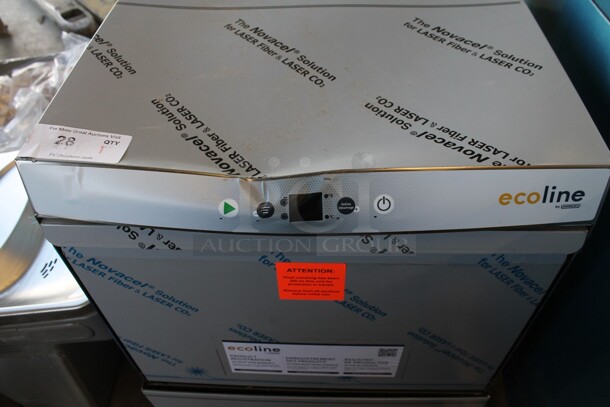 BRAND NEW SCRATCH AND DENT! 2022 Hobart EUH Ecoline Stainless Steel Commercial Undercounter Dishwasher. 208-240 Volts, 1 Phase.  - Image 3 of 7