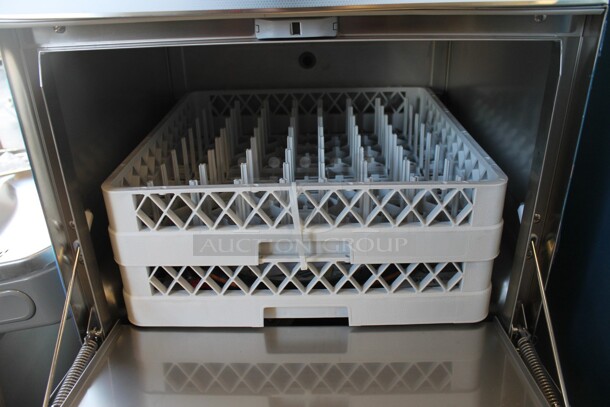 BRAND NEW SCRATCH AND DENT! 2022 Hobart EUH Ecoline Stainless Steel Commercial Undercounter Dishwasher. 208-240 Volts, 1 Phase.  - Image 4 of 7