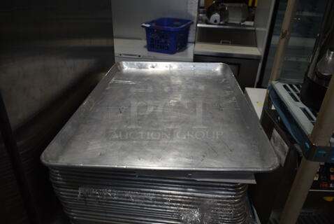 20 Metal Full Size Baking Pans. 20 Times Your Bid!