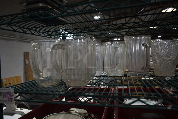 ALL ONE MONEY! TWO TIER LOT of Various Items Including 2 Stainless Steel Mixing Bowls, Drop In Bins and Pitchers.  - Image 2 of 5