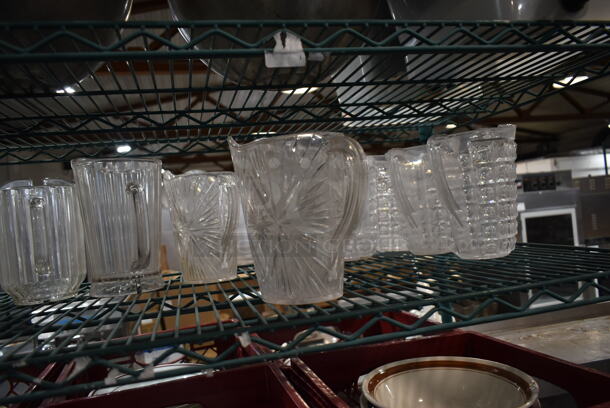 ALL ONE MONEY! TWO TIER LOT of Various Items Including 2 Stainless Steel Mixing Bowls, Drop In Bins and Pitchers.  - Image 3 of 5