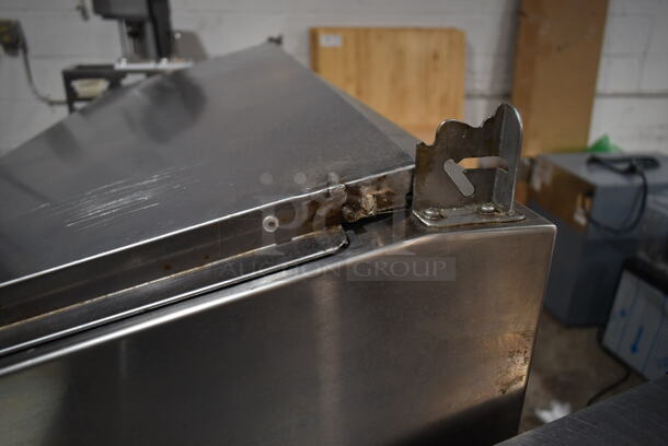 2016 Traulsen T5048HT Stainless Steel Commercial Pizza Prep Table on Commercial Casters. 115 Volts, 1 Phase. Tested and Powers On But Does Not Get Cold
 - Image 2 of 9
