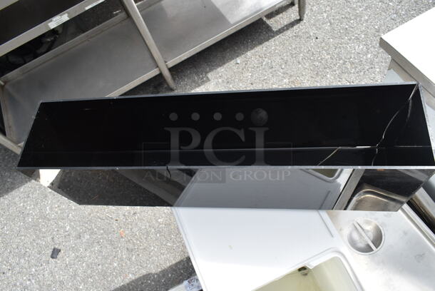 ALL ONE MONEY! Lot of White Poly Ingredient Bin and Black Bin.  - Image 2 of 3