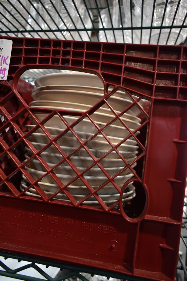 ALL ONE MONEY! Lot of 2 Bins of Dishes Including Plates and Bowls - Image 3 of 5