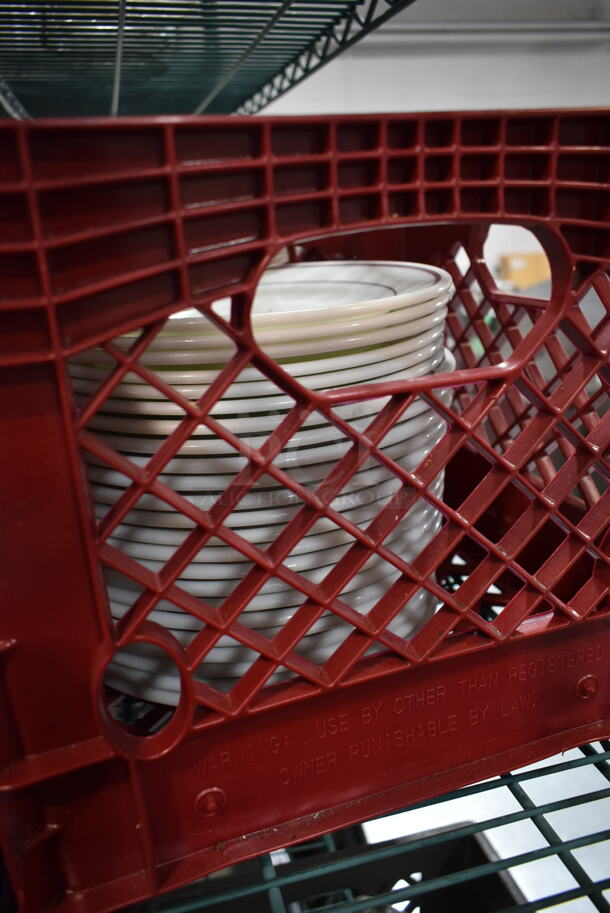 ALL ONE MONEY! Lot of 2 Bins of Dishes Including Plates and Bowls - Image 5 of 5
