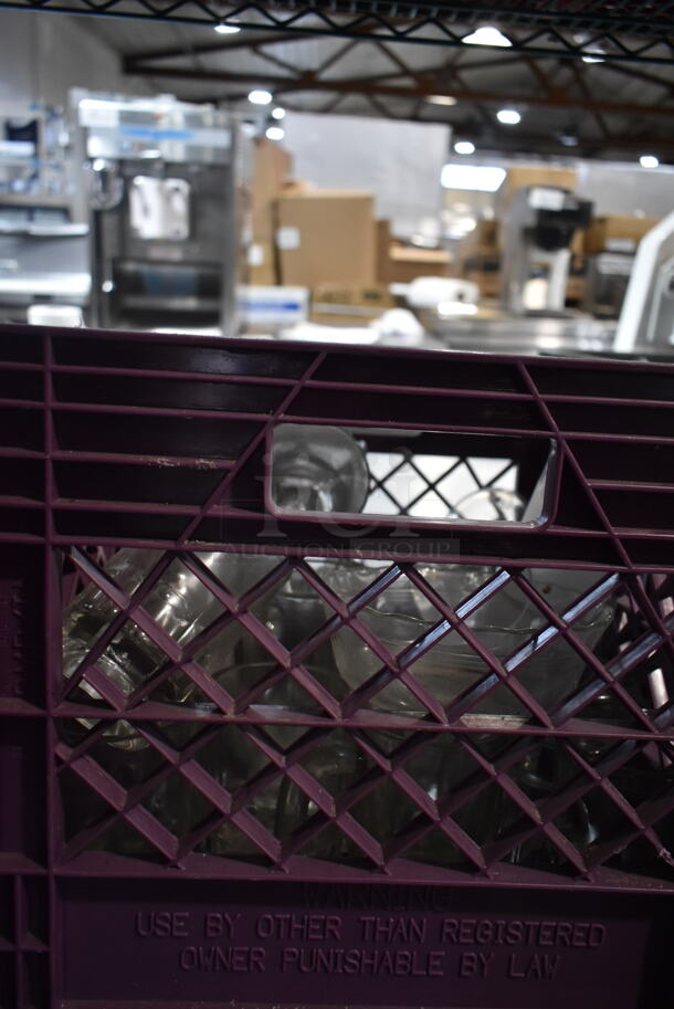 ALL ONE MONEY! Lot of 3 Bins of Dishes Including Mugs, Footed Beverage Glasses and Dessert Cups - Image 6 of 7