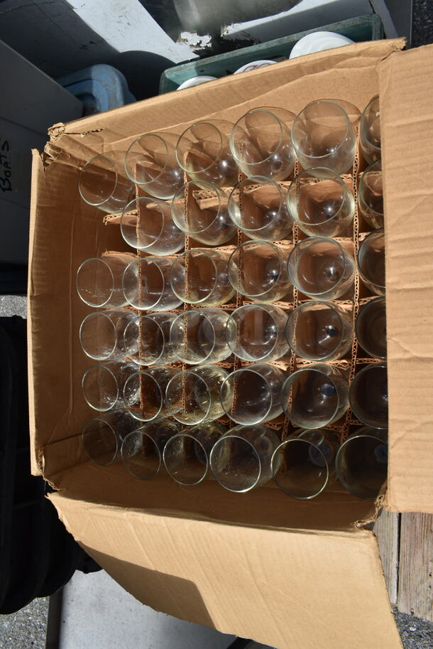PALLET LOT of Poly Bins and Contents Including Spoons, Forks, and Glasses - Image 3 of 8