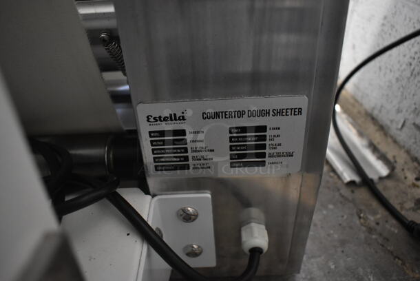 Estella 348DSC78 Metal Commercial Countertop Reversible Dough Sheeter. 110 Volts, 1 Phase. Tested and Does Not Power On - Image 6 of 10